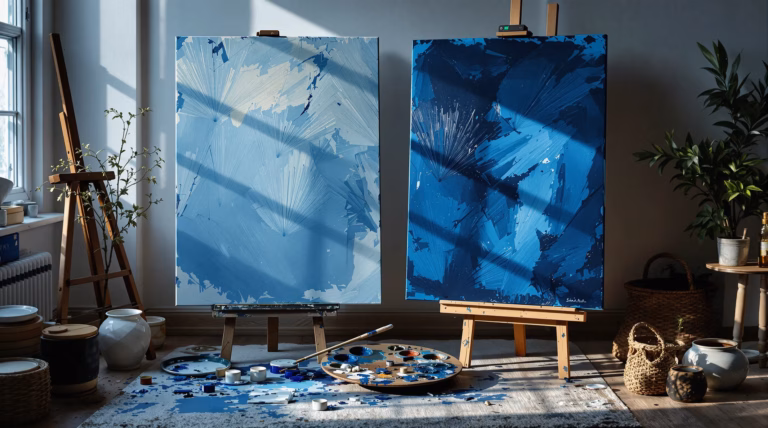 Błękit paryski a błękit pruski – różnice i zastosowanie kolorów