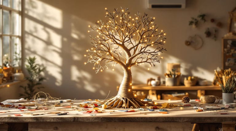 Choinka z tektury i sznurka – jak stworzyć wyjątkową ozdobę świąteczną?